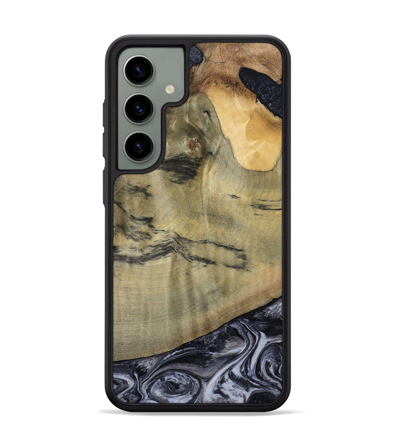 Galaxy S24 Plus Wood Phone Case - Raegan (Black & White, 794629)