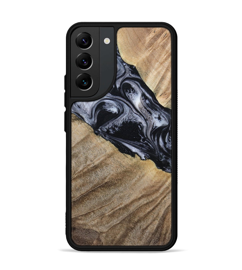 Galaxy S22 Plus Wood Phone Case - Rita (Black & White, 794632)