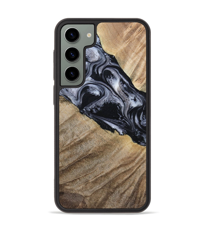 Galaxy S23 Plus Wood Phone Case - Rita (Black & White, 794632)