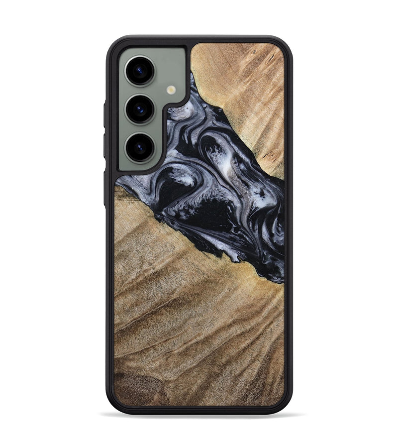Galaxy S24 Plus Wood Phone Case - Rita (Black & White, 794632)
