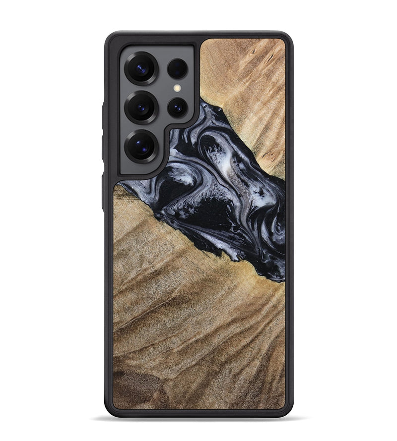 Galaxy S25 Ultra Wood Phone Case - Rita (Black & White, 794632)