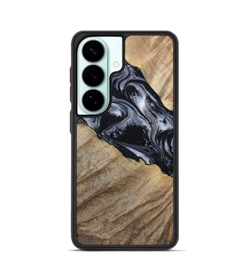 Galaxy S26 Wood Phone Case - Rita (Black & White, 794632)
