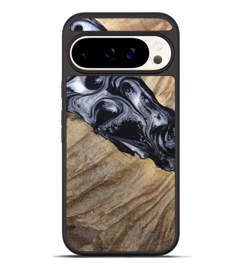 Pixel 10 Pro XL Wood Phone Case - Rita (Black & White, 794632)