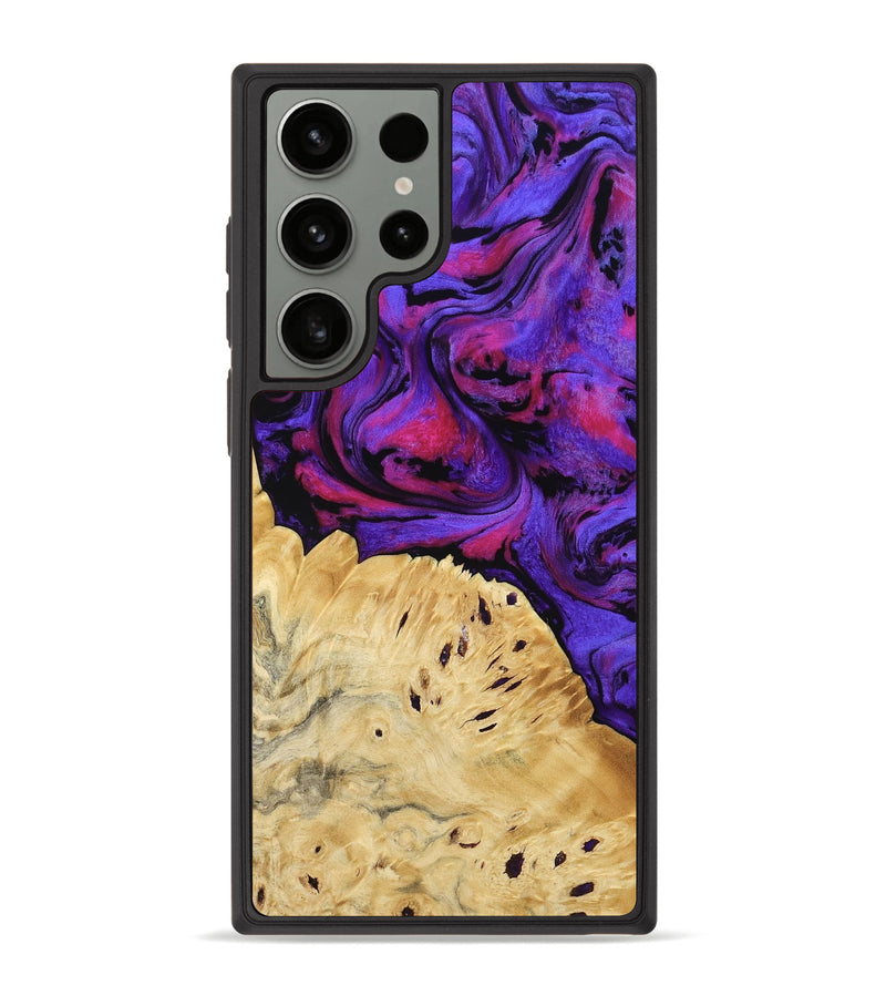 Galaxy S23 Ultra Wood Phone Case - Shelley (Purple, 794634)