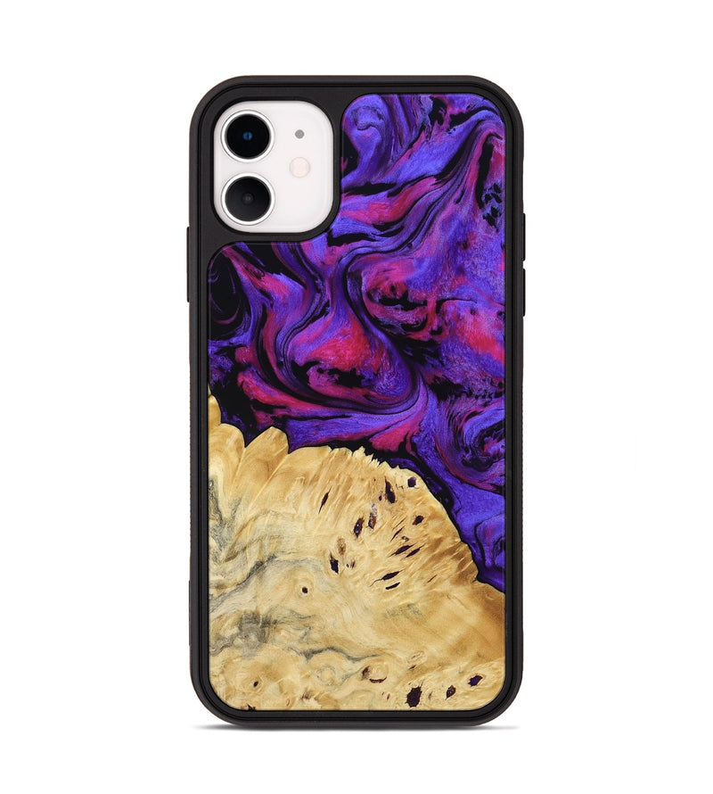 iPhone 11 Wood Phone Case - Shelley (Purple, 794634)