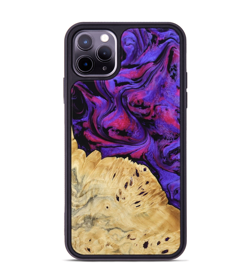 iPhone 11 Pro Max Wood Phone Case - Shelley (Purple, 794634)
