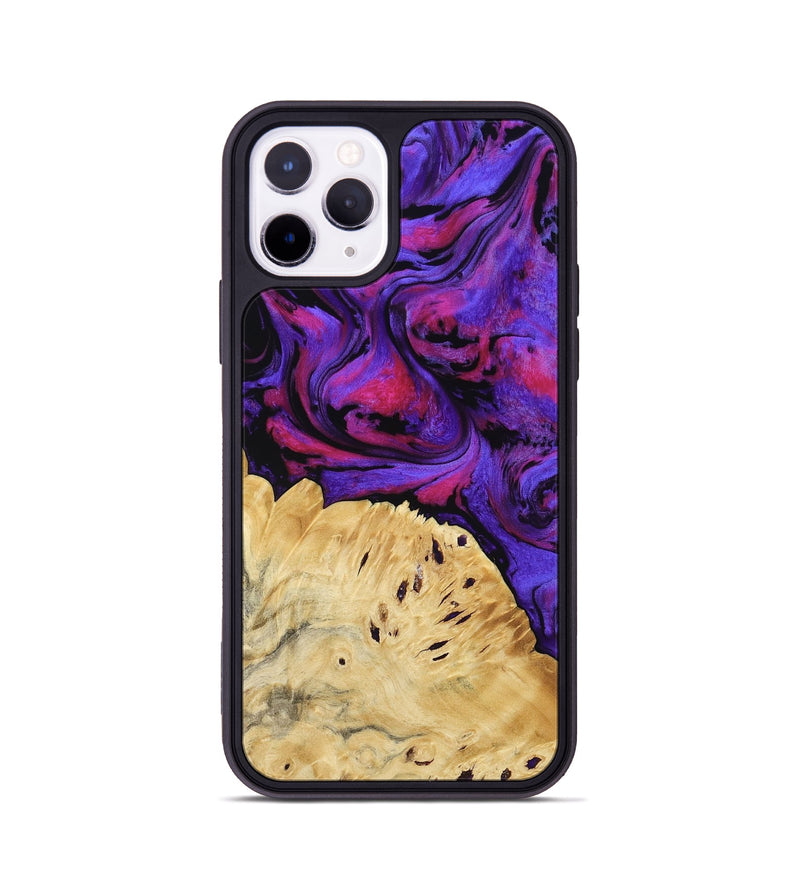 iPhone 11 Pro Wood Phone Case - Shelley (Purple, 794634)