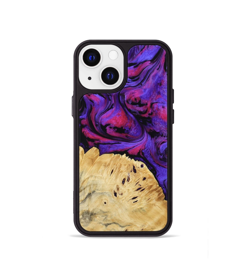 iPhone 13 mini Wood Phone Case - Shelley (Purple, 794634)