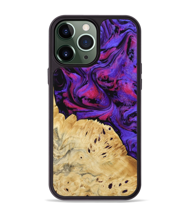 iPhone 13 Pro Max Wood Phone Case - Shelley (Purple, 794634)