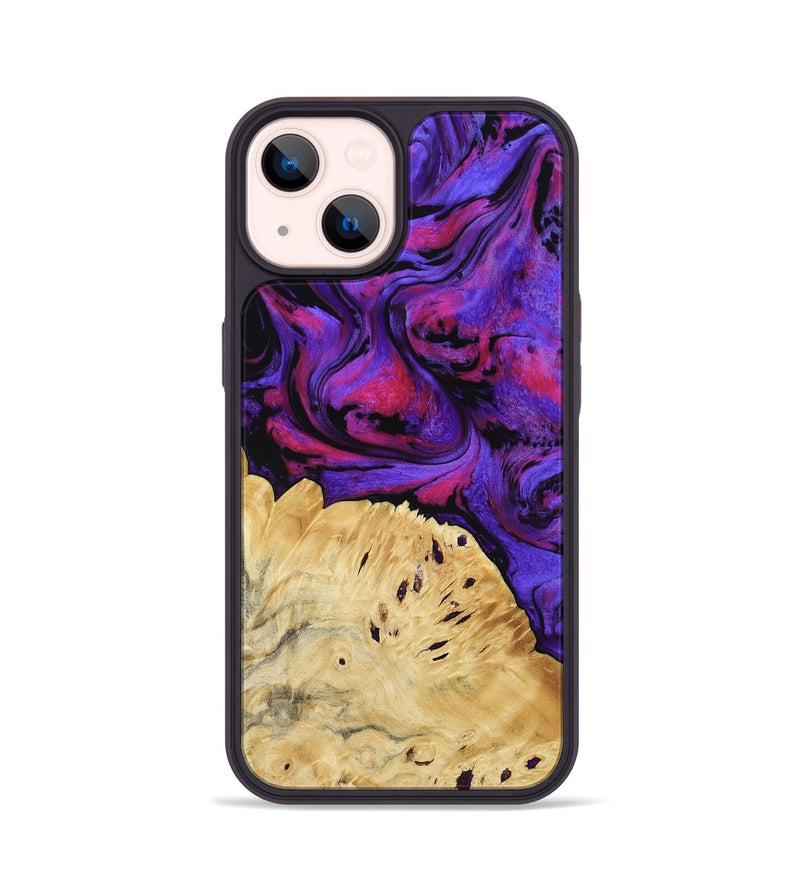 iPhone 14 Wood Phone Case - Shelley (Purple, 794634)