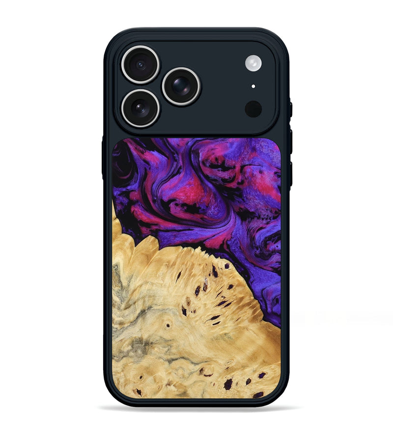 iPhone 17 Pro Max Wood Phone Case - Shelley (Purple, 794634)