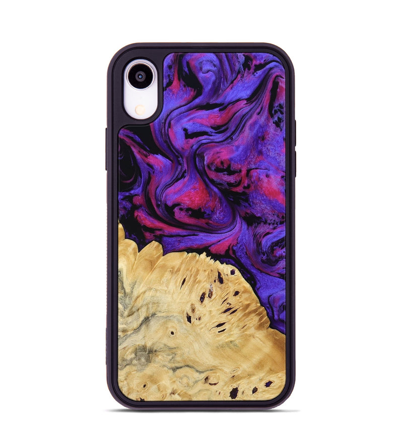 iPhone Xr Wood Phone Case - Shelley (Purple, 794634)