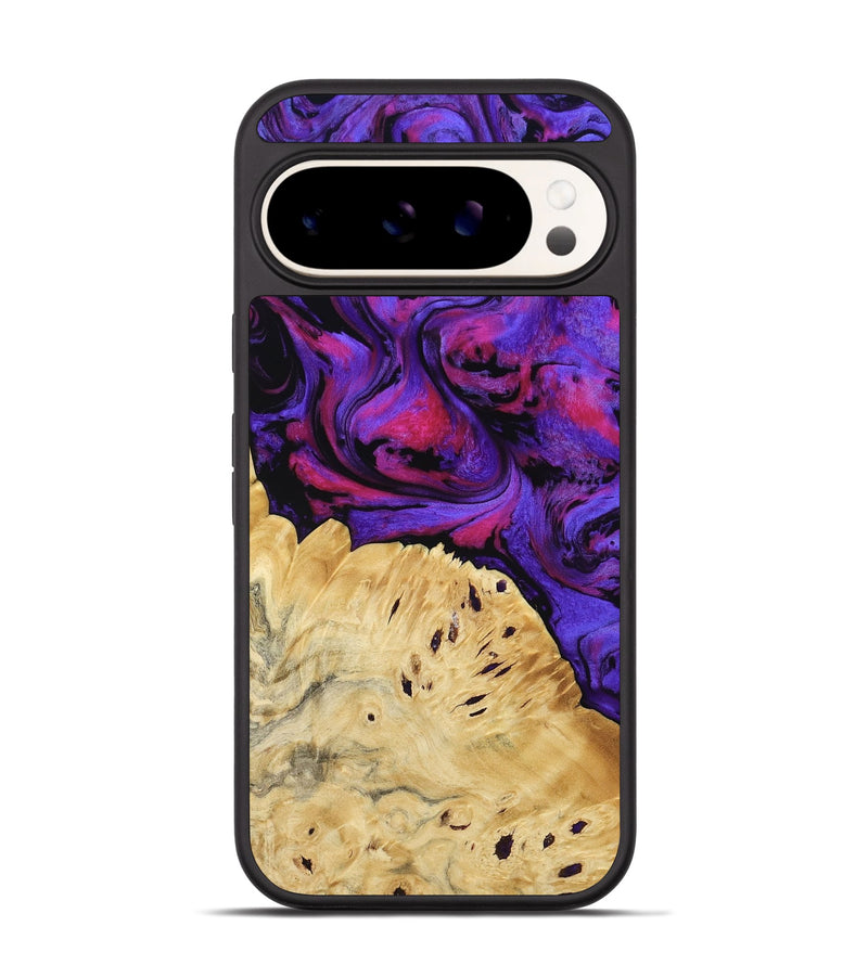 Pixel 9 Wood Phone Case - Shelley (Purple, 794634)