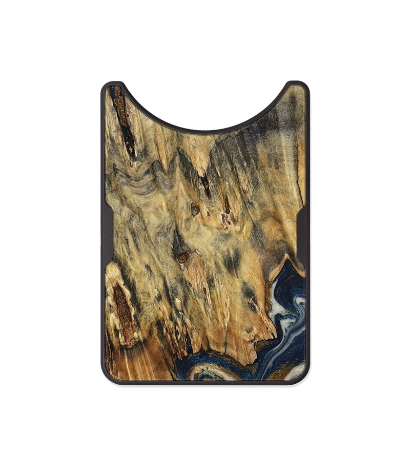 Alloy Wood Wallet - Laylani (Teal & Gold, 794638)