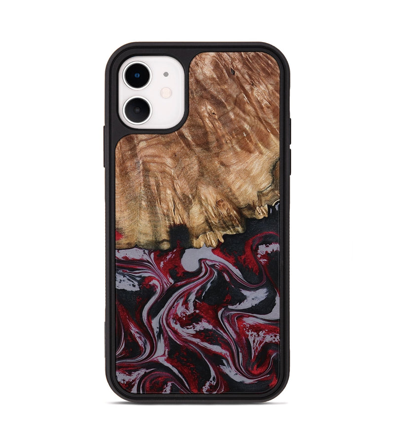 iPhone 11 Wood Phone Case - Hadley (Red, 794786)