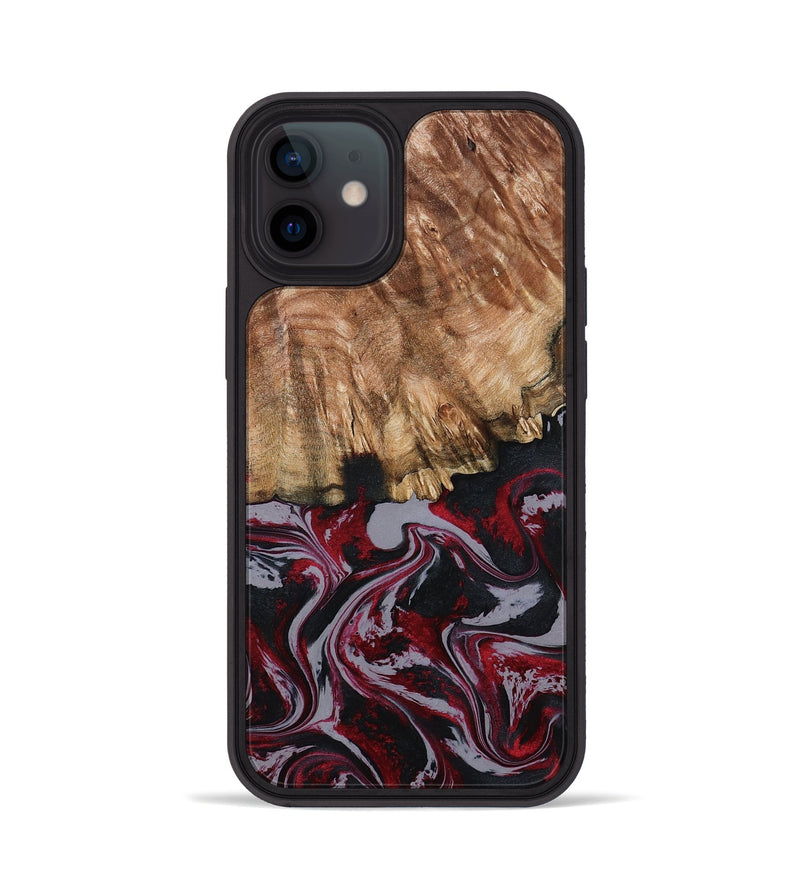 iPhone 12 Wood Phone Case - Hadley (Red, 794786)