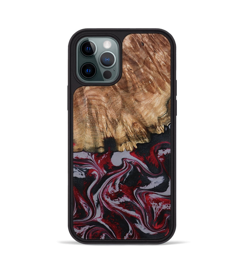 iPhone 12 Pro Wood Phone Case - Hadley (Red, 794786)