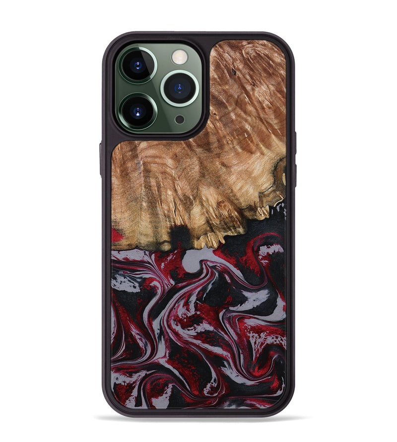 iPhone 13 Pro Max Wood Phone Case - Hadley (Red, 794786)