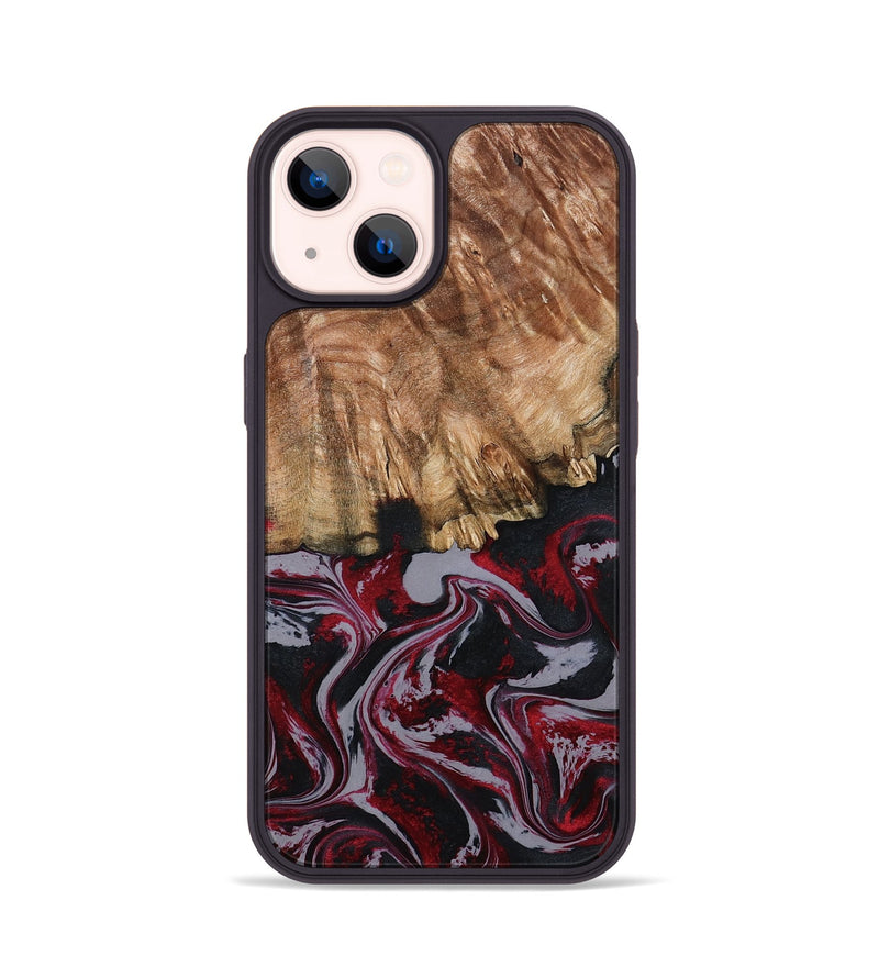 iPhone 14 Wood Phone Case - Hadley (Red, 794786)
