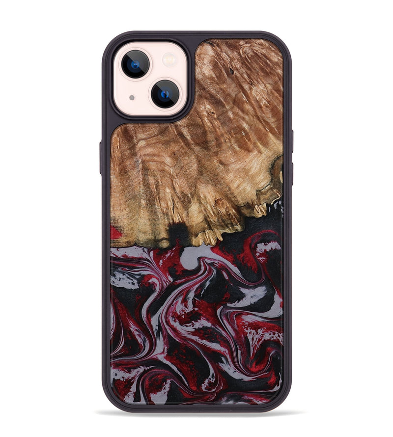 iPhone 14 Plus Wood Phone Case - Hadley (Red, 794786)