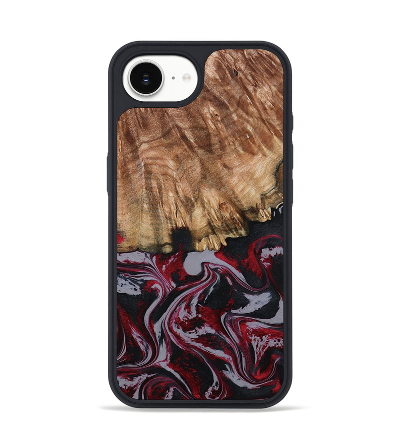 iPhone 16e Wood Phone Case - Hadley (Red, 794786)