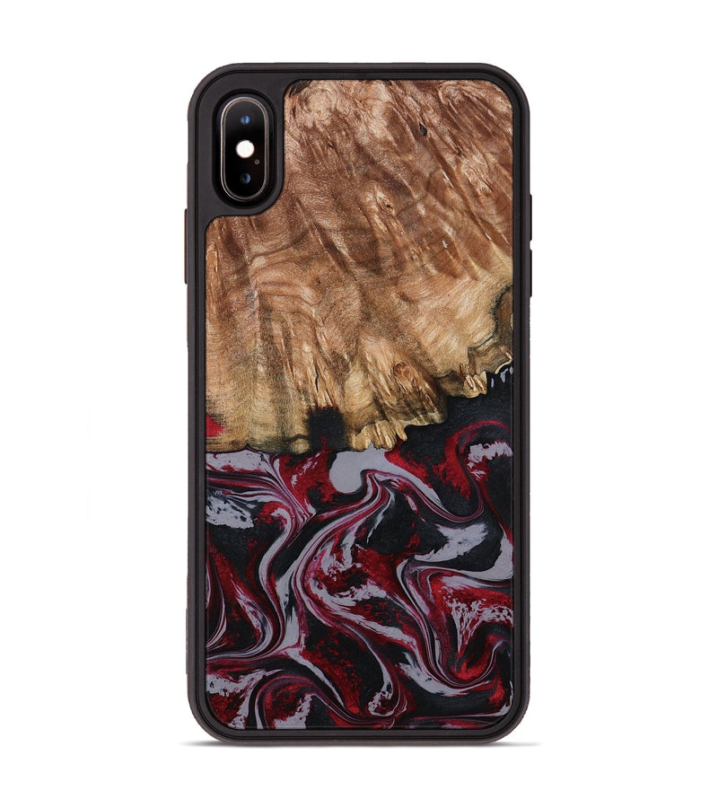 iPhone Xs Max Wood Phone Case - Hadley (Red, 794786)
