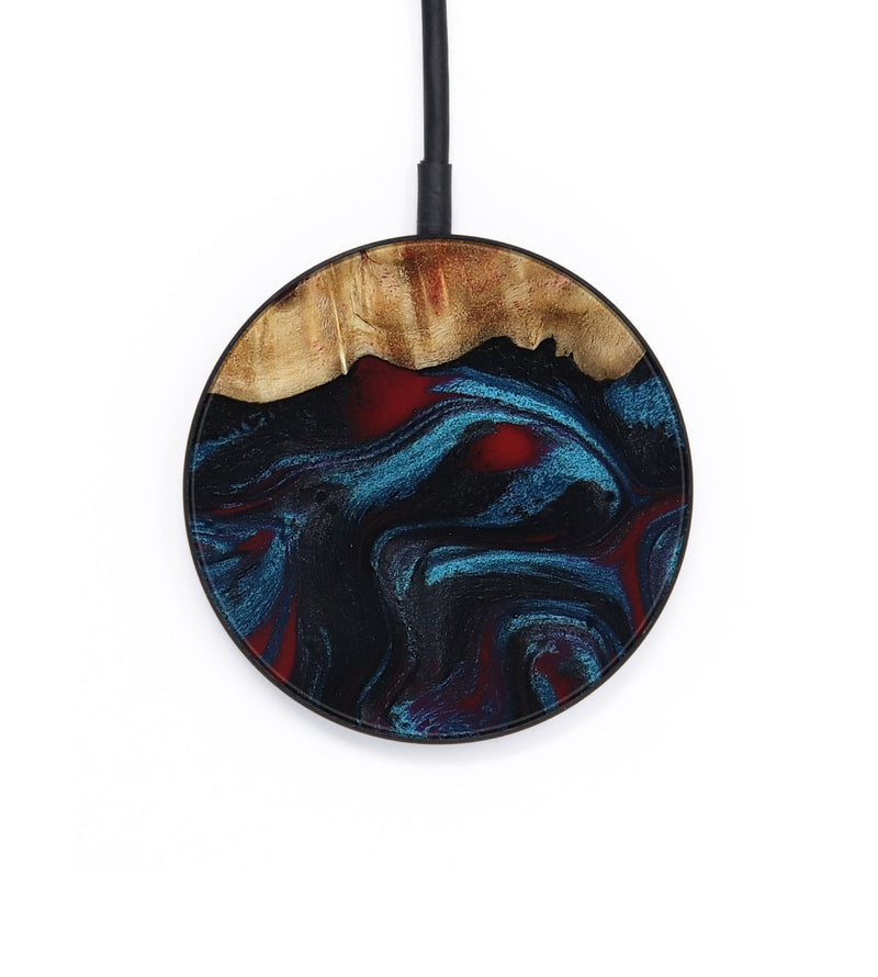 Circle Wood Wireless Charger - Delma (Red, 794793)
