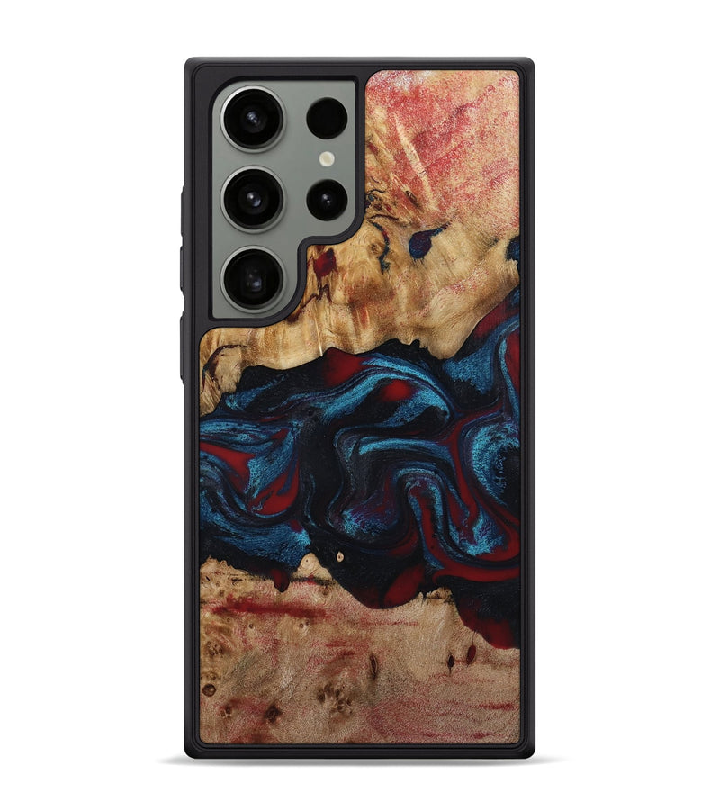 Galaxy S24 Ultra Wood Phone Case - Delma (Red, 794793)