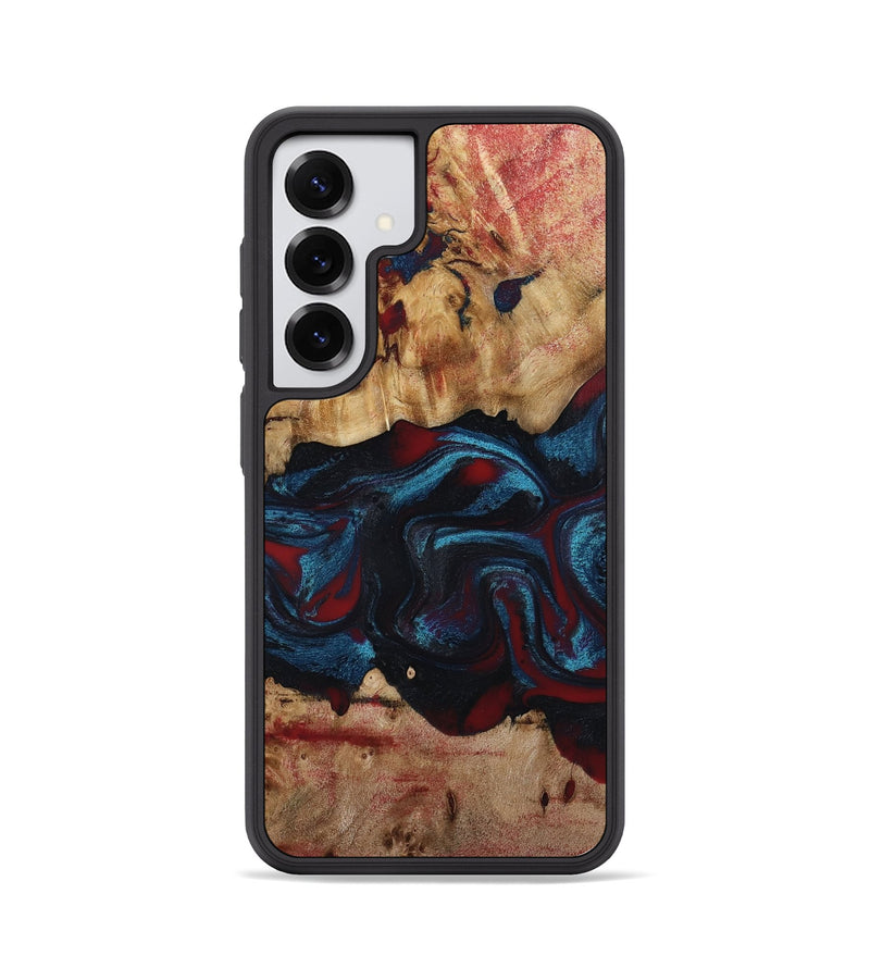 Galaxy S25 Wood Phone Case - Delma (Red, 794793)