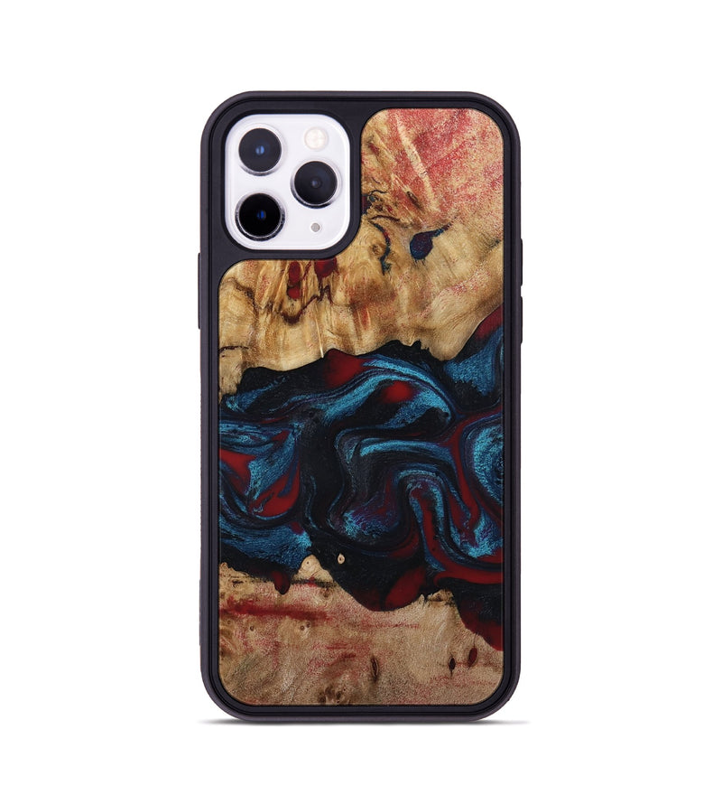 iPhone 11 Pro Wood Phone Case - Delma (Red, 794793)