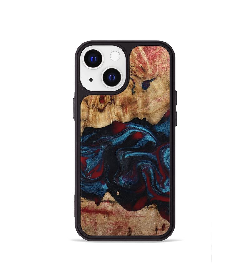 iPhone 13 mini Wood Phone Case - Delma (Red, 794793)