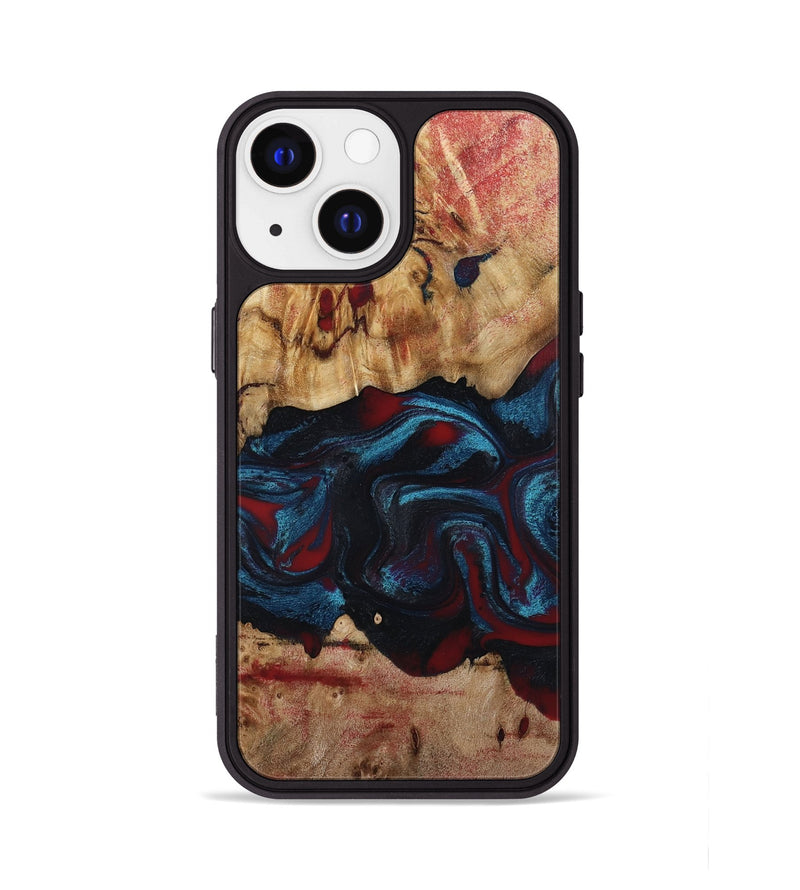 iPhone 13 Wood Phone Case - Delma (Red, 794793)