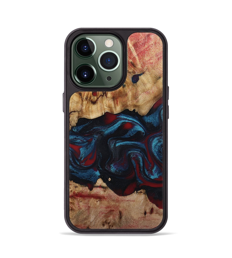 iPhone 13 Pro Wood Phone Case - Delma (Red, 794793)