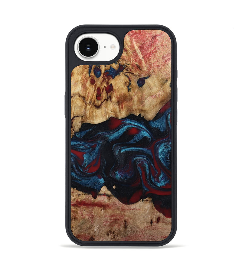 iPhone 16e Wood Phone Case - Delma (Red, 794793)