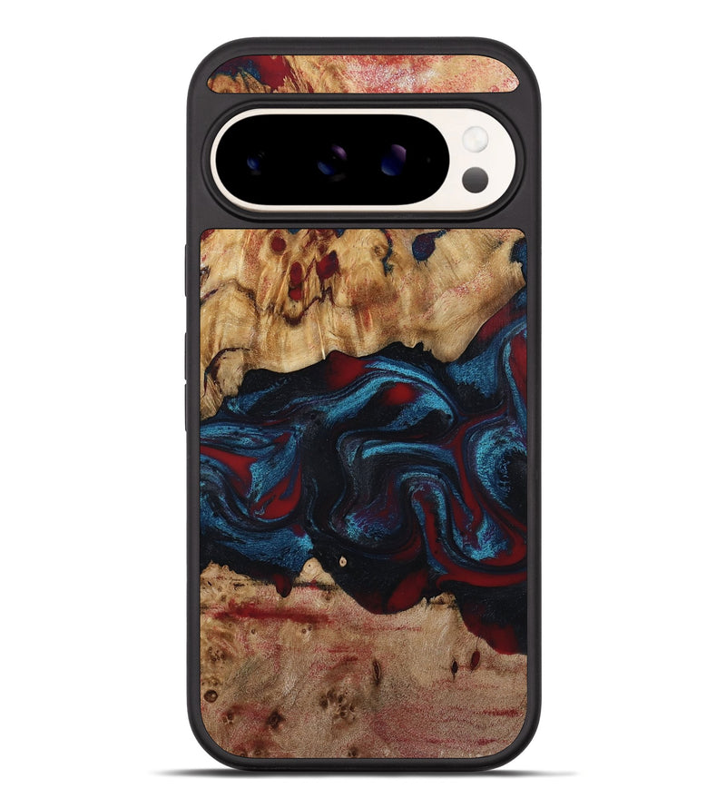 Pixel 10 Pro XL Wood Phone Case - Delma (Red, 794793)