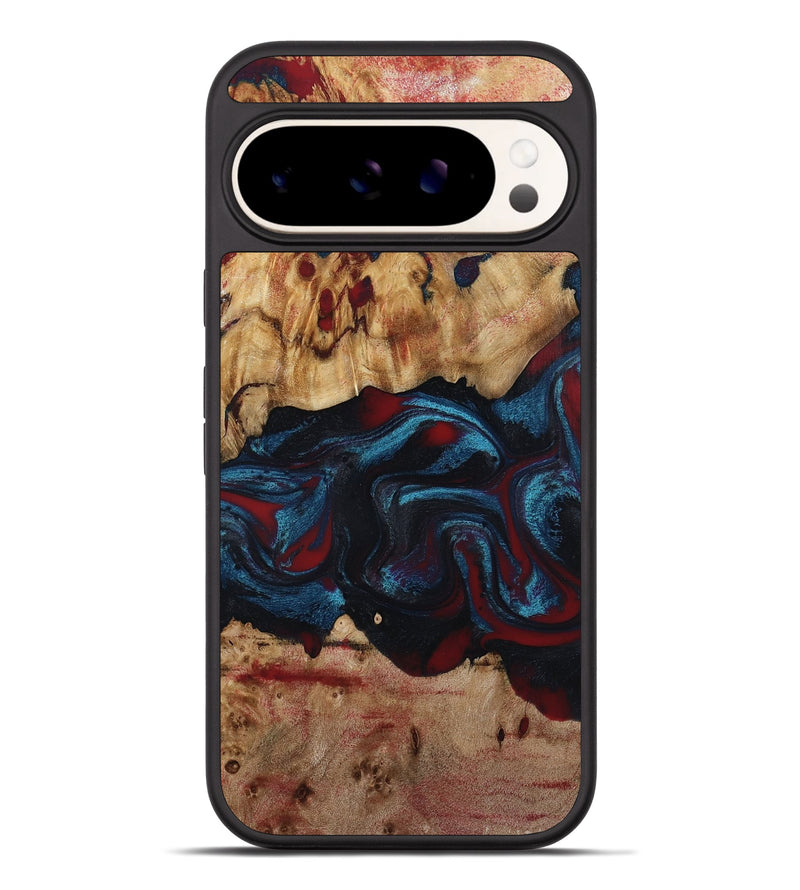 Pixel 9 Pro XL Wood Phone Case - Delma (Red, 794793)