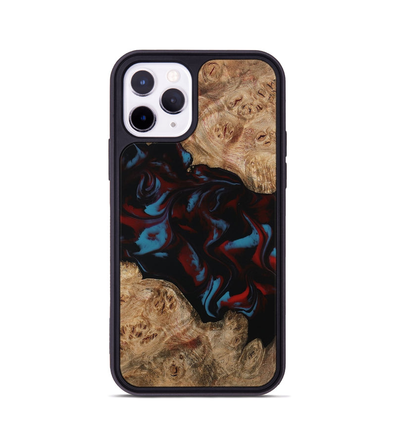 iPhone 11 Pro Wood Phone Case - Draven (Red, 794799)