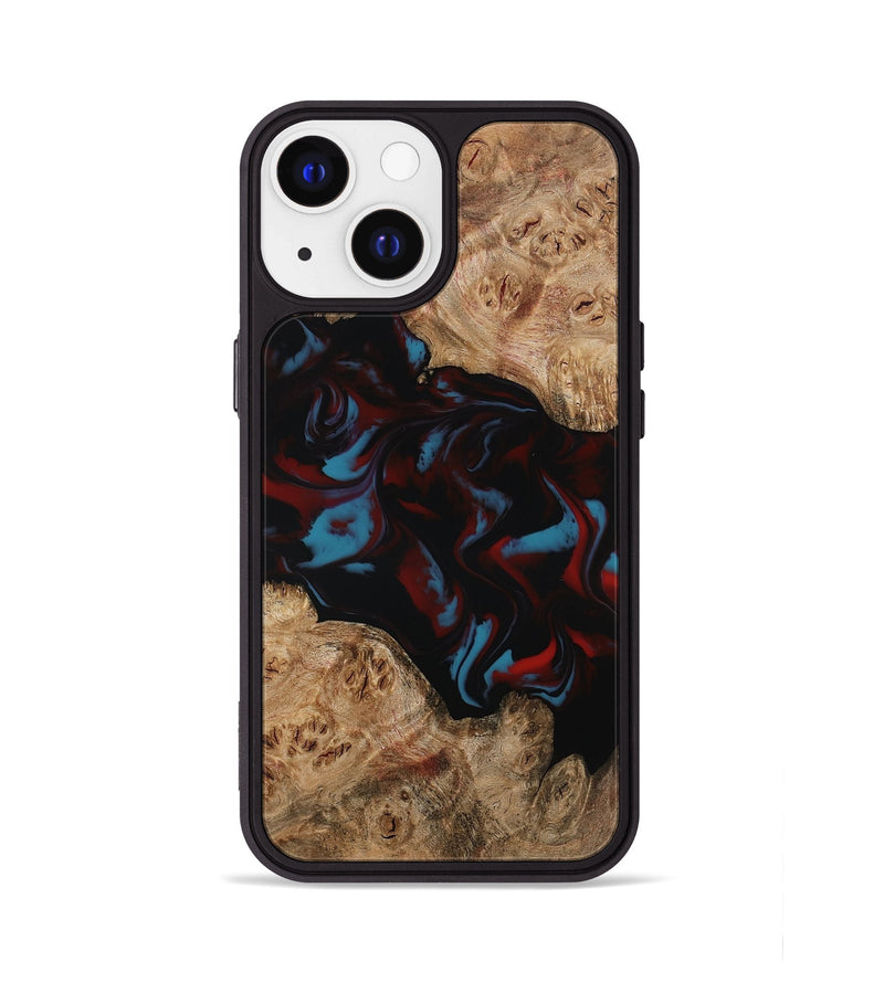iPhone 13 Wood Phone Case - Draven (Red, 794799)