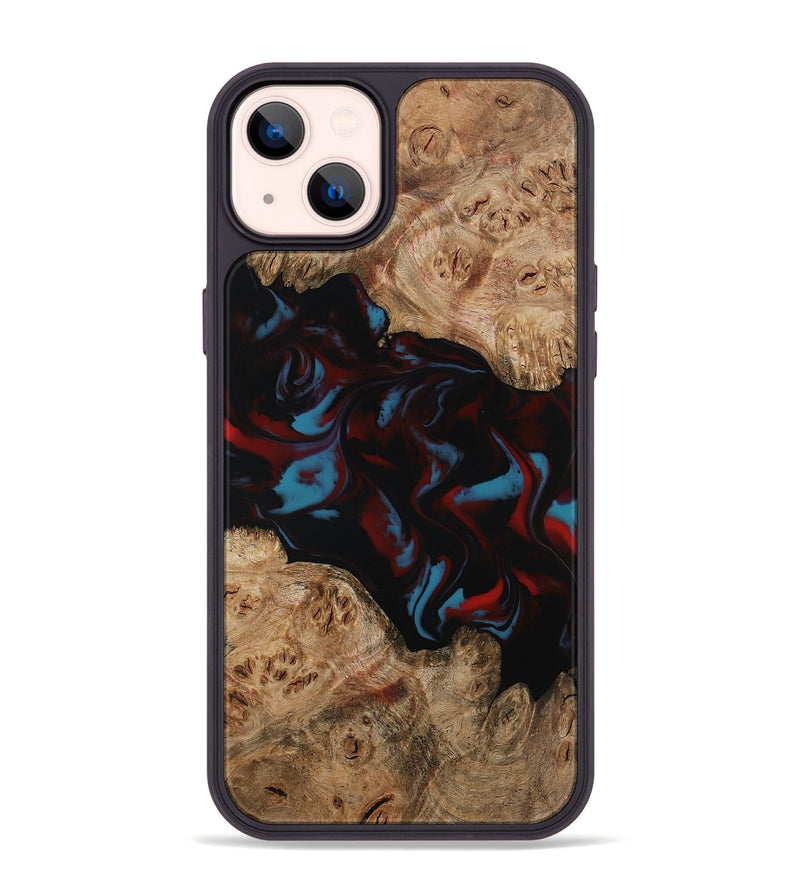 iPhone 14 Plus Wood Phone Case - Draven (Red, 794799)