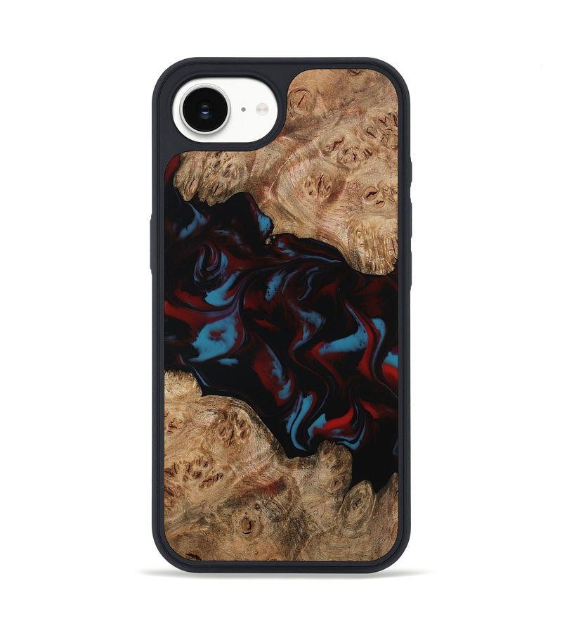iPhone 16e Wood Phone Case - Draven (Red, 794799)