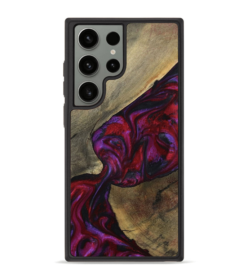 Galaxy S23 Ultra Wood Phone Case - Loy (Red, 794803)