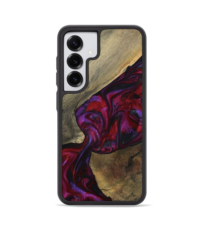 Galaxy S25 Wood Phone Case - Loy (Red, 794803)