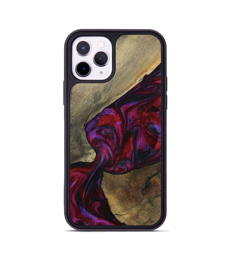 iPhone 11 Pro Wood Phone Case - Loy (Red, 794803)