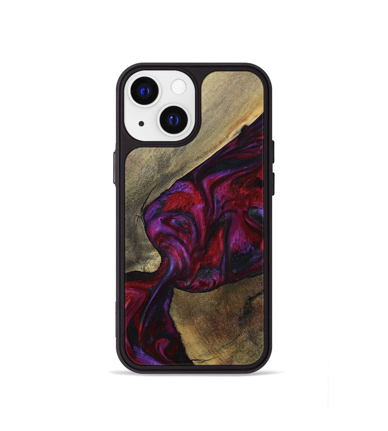 iPhone 13 mini Wood Phone Case - Loy (Red, 794803)