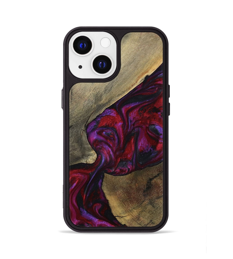 iPhone 13 Wood Phone Case - Loy (Red, 794803)