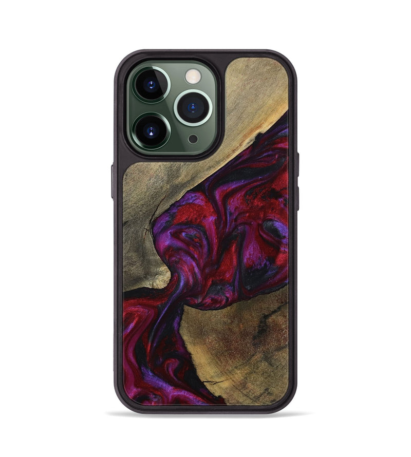 iPhone 13 Pro Wood Phone Case - Loy (Red, 794803)