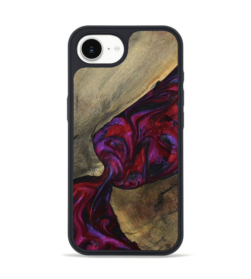 iPhone 16e Wood Phone Case - Loy (Red, 794803)