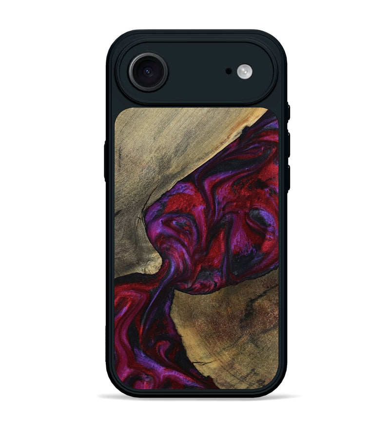 iPhone 17 Air Wood Phone Case - Loy (Red, 794803)