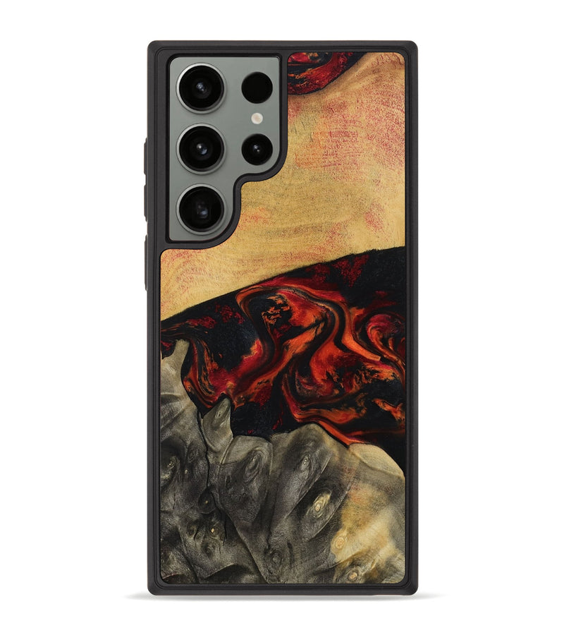 Galaxy S23 Ultra Wood Phone Case - Buddy (Red, 794804)