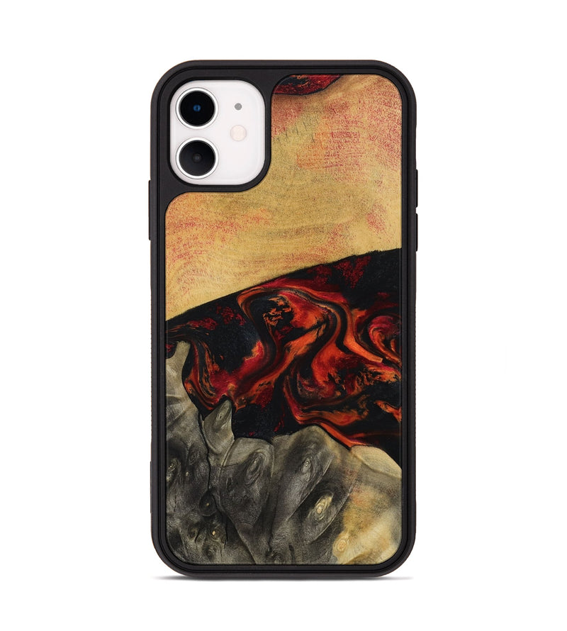 iPhone 11 Wood Phone Case - Buddy (Red, 794804)